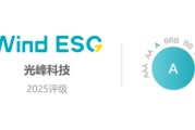事业意思光峰科技再获Wind ESG A级评级 创新驱动绿色科技典范